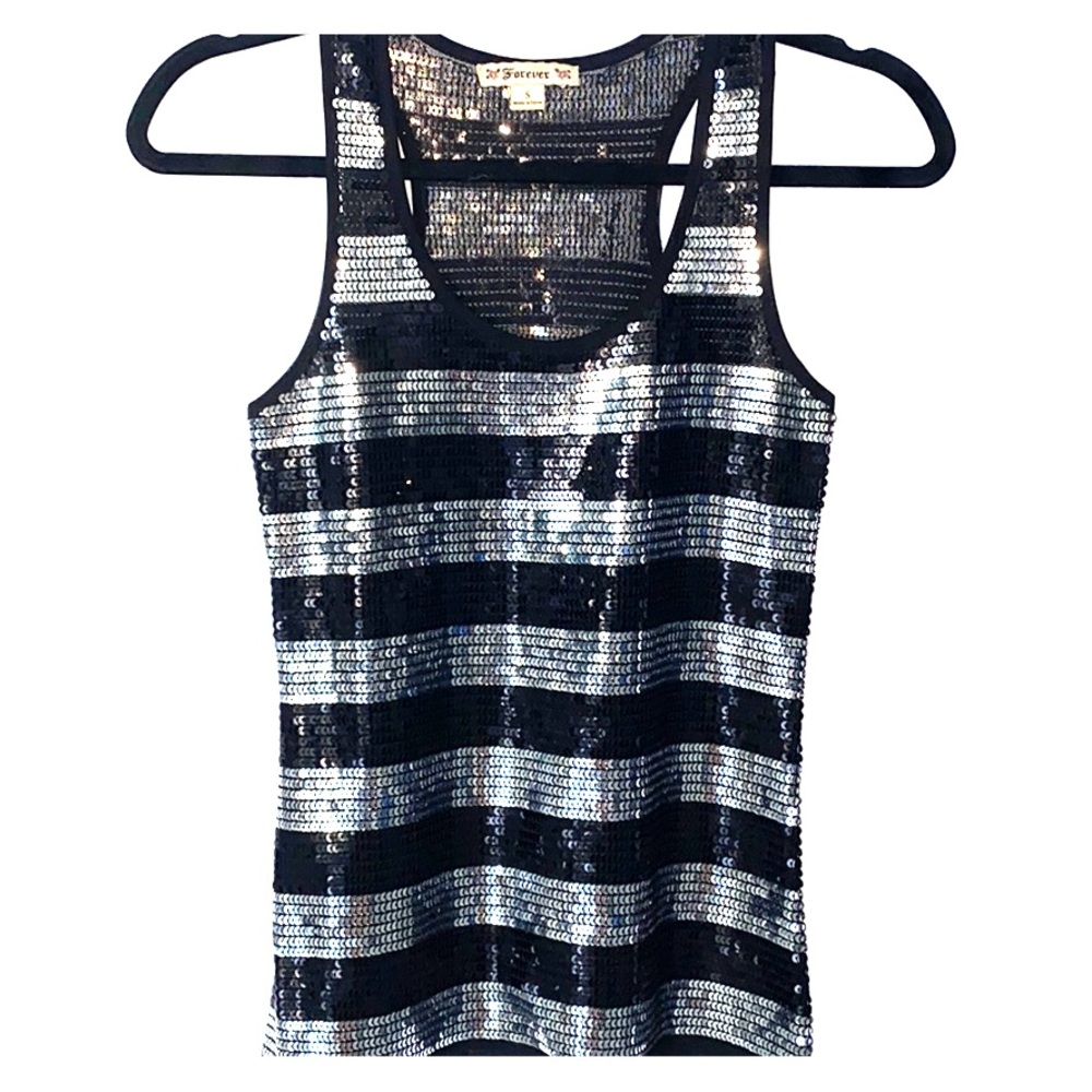 Sequin tank top